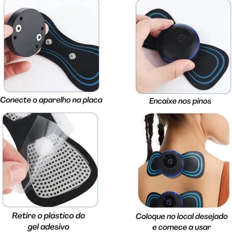 Mini Massageador Elétrico para Pescoço