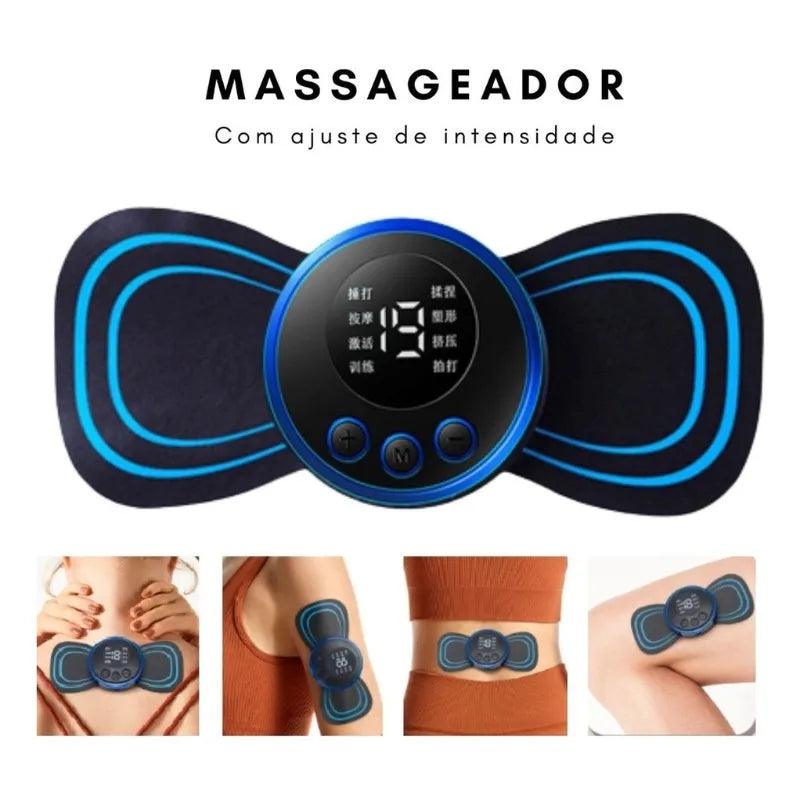 Mini Massageador Elétrico para Pescoço