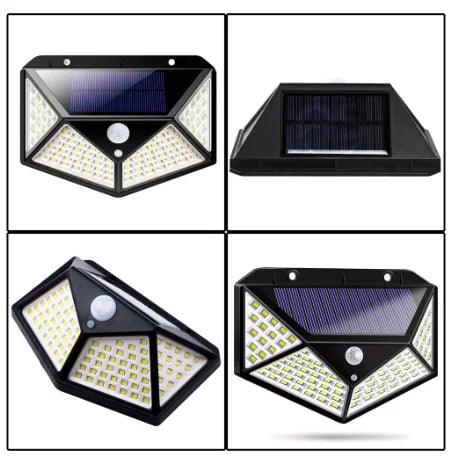 Luminária Solar 100 LEDs com Sensor