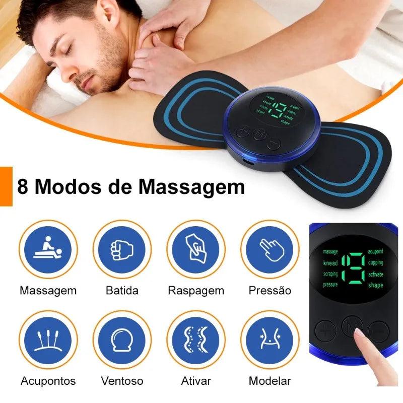 Mini Massageador Elétrico para Pescoço