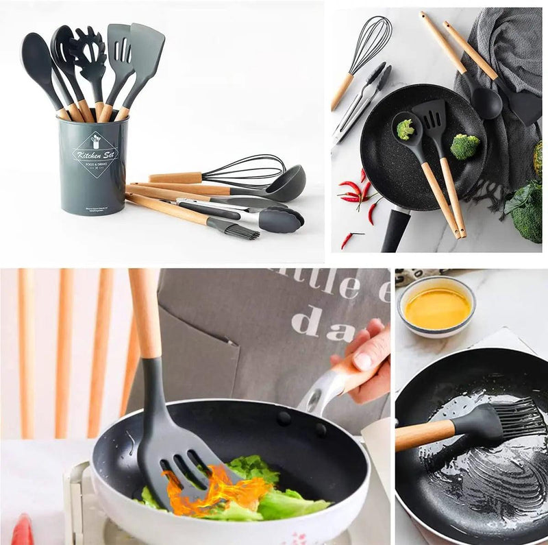 Culinárium Pro 12™ Kit de Utensílios 12 Peças Silicone