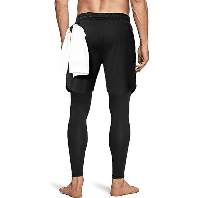 Calça Esportiva Masculina 2 em 1 - Treino e Corrida