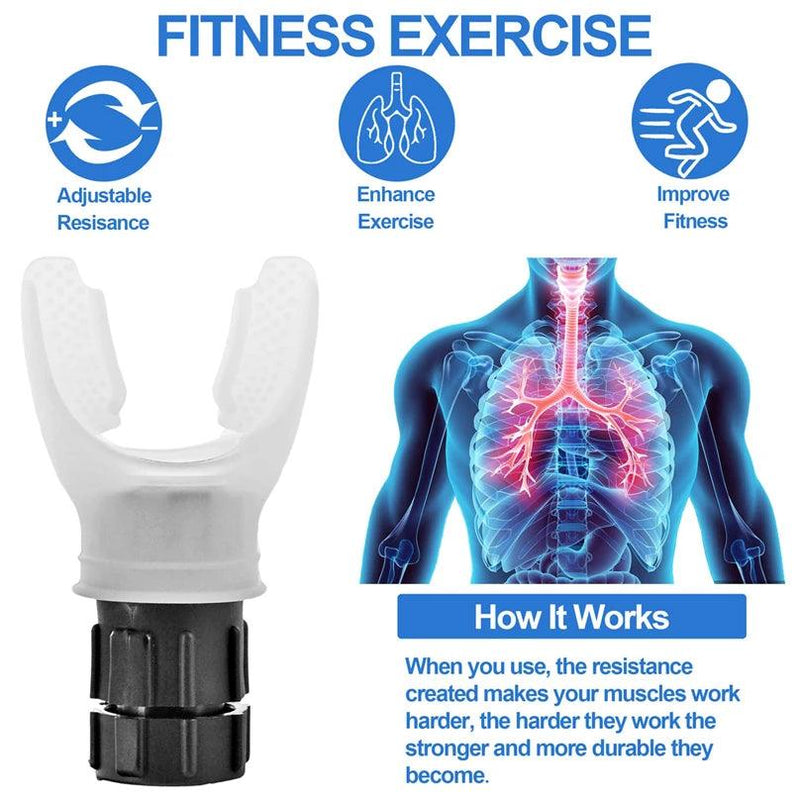 Treinador Respiratório Ajustável - Capacidade Pulmonar